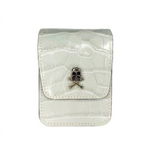 소가죽 프리미엄 미니 거리측정기 케이스 세로형 가죽케이스 부쉬넬 니콘쿨샷 차쉬넬, 그레이