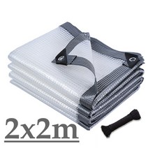 타프스크린 핵사 미니 대형 렉 면 원터치 차박 스크린 캠핑 차량용 타프 반투명 PE 방수 타포린 Pergola 사, 09 2x2m