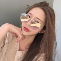 스타일자키 밑둥근 유광 틴트 둥글이 라운드 선글라스 (5color)