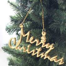 황금스틸merry christmas오너먼트 L 트리X-MAS장식소품
