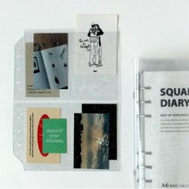 6공다이어리사진 폴라로이드앨범 속지 15p 남자친구1주년선물 티켓북 포토북