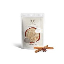 Phenomenal Foods Co의 크리미한 케토 핫 시리얼® 시나몬 번 | 저탄수화물 파리나 무가당 글루텐 곡물 프리 팔레오 병 안전 고단백 비건 조식, 시나몬_9온스(1팩)