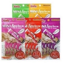 더캣츠 미니 베로베로 고양이간식 5종 x 5p, 연어. 새우. 가리비. 닭고기. 참치, 8세트