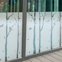 유리 창문 그래픽 시트지 반투명 안개 시트지 11, 가로 90cm X 세로 110cm