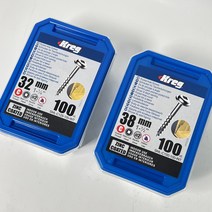 크레그 아연 포켓 홀 나사 피스 C125 C150 32mm 38mm, SML-C150-100 38mm