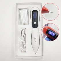 정확한 레이저 레벨기 9 레벨 LCD 플라즈마 펜 얼굴 피부 다크 스팟 리무버 점 문신 제거 기계 주근깨 태그 사마귀, [02] pink