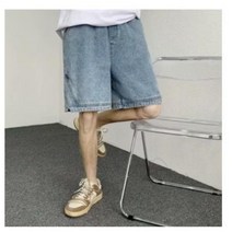 남성용 마켓A 포인트 데님 반바지