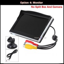 GP OOWLIVEE HD 5 quot모니터 빨판 360 라운드보기 4 가지 방법 DVR 레코더 블랙 박스 비디오 카메라 정면보기 탐색, [04] Option 4, [03] 아무도