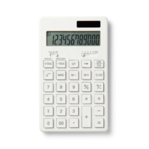 무지 계산기 12자리 Light GRAY, 단품