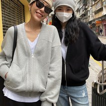 선물받고싶은 노카라 빅사이즈 집업 카디건