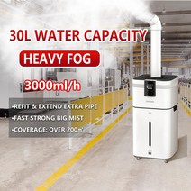 벽난로 가정용 공기 가습기 디퓨저 산업용 미스트 메이커 가정용 향료 220V 30L, [02]