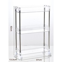 이동식 다층 서랍장 베란다 3단 모듈 미니 슬림 오픈 맞춤 좁은 소형 수납장 회전 수납장 야채 바구니 다층 서랍장, 3단 슬림