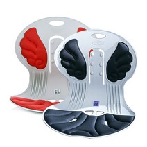 좌식 등받이 의자 바른자세 교정의자 좌식의자, 블랙