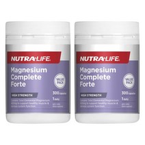 Nutra-Life 뉴트라라이프 마그네슘 포르테 300캡슐x2개 Nutra Life Magnesium Complete Forte, 300캡슐, 1개