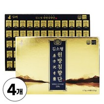 침향환 침향 22% 김소형 원방 침향단 쇼핑백포함 선물용, 4box, 60환