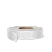 투명롤 타원형 포장스티커(1 000개) /박스마감용 봉인 라벨, 12.R-21 투명 원형60-1롤