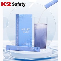 K2 식염포도당 이엑스콜드 10포 마시는 식염포도당 소다맛 비타민C 500mg 함유 폭염대비 운동전후 두통 어지러움 피로감 회복 건설 산업 현장 헬스 운동 스포츠 레저 등산, 1박스(10포)
