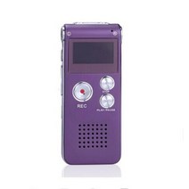 음성 녹음기 ZK40 새로운 보이스 8GB 충전식 스틸 디지털 사운드 딕터폰 MP3 플레이어 레코드 미니 Apr16, 03 보라색_02 16GB