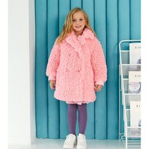 [리틀스텔라] 와펜장식 덤블보아 코트 FSQWCCJ901M