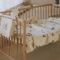 쿵스쿵스 6중 거즈블랭킷 아기블랭킷 유모차 이불 사계절 담요, 02_숲속의토끼