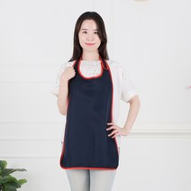 클린유니폼 식당 손님 손님용 앞치마 4컬러, 벨크로형-네이비