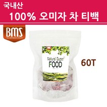 쉬잔드린 오미자차 티백 추출물 씨앗 열매 분말 가루 즙 에이드 티 비타민C 이너뷰티 대용량 카페용 식수용 사무실 건강 음료, 60t, 1개
