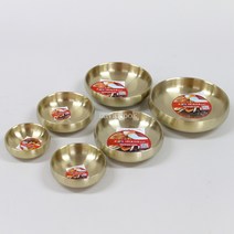27973-스텐 티타늄304 이중오목찬기 5종택1 DS-9585 스텐찬기 티타늄찬기 구프 쿠프 찬그릇 원형찬기, DS-9588(5인치) : 116x35