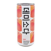 동아오츠카 데미소다 애플 피치 자몽 청포도 오렌지 레몬 250ml 30캔 중 택1, 피치 30캔