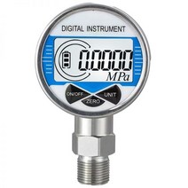 마노미터 차압 기압계 디지털 압력 게이지 고정밀 디스플레이 압력계 배터리 전원 수압계 파란색 개, 0-6Mpa, M14X1.5