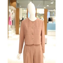 코인코즈 여성 노카라 포켓 포인트 재킷 DW3AJ101