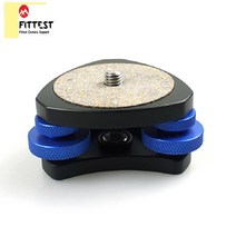 FITTEST RZ 레벨러 평평한베이스 그라디언트 측량 카메라 삼각대 헤드 측정 레귤레이터 3/8 Francisco 용, 한개옵션0