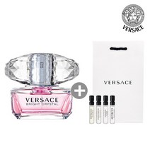 [공식수입] 베르사체 브라이트 크리스탈 오드뚜왈렛 50ml+샘플 4종+베르사체쇼핑백 세트
