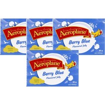 에어로플레인 젤리 베리 블루 85g Aeroplane Jelly Berry Blue 85g, 4팩