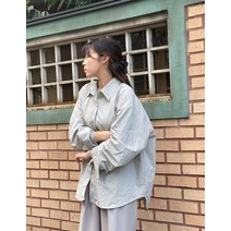 바스락 바람막이원단 오버핏 데일리 남방 셔츠 3color