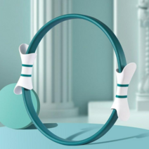 까마느 요가링 필라테스링 써클링 코어링 요가용품 홈트레이닝 기구 골반 허벅지 강화 산후 훈련 스트레칭, 그린