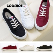 [갓슈] GODSHOE B1 비원 통끈 캔버스화 면운동화 여성스니커즈