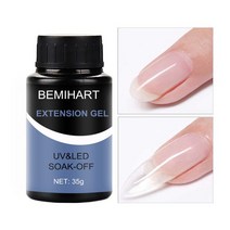 매니큐어탑코트 투명메니큐어 BEMIHART 탈착식 베이스 젤 닦을 필요 없는 탑 코트 기능, Q06 Extension Gel