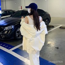 캐주얼 여성 후드 카디건 코트