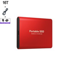 휴대용 외장 SSD 1T 2T 퍼프 전자 모바일 솔리드 스테이트 하드 드라이브 Usb 메모리 Ssd PS4 핸드폰 Hd, 19 16t, 한개옵션1