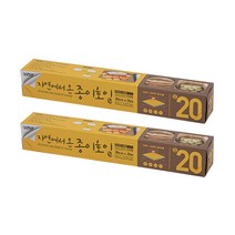 주부백단 자연에서 온 무표백 종이호일 에어프라이어 (8종 택1), 롤형 30cm_2개