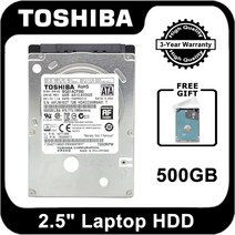 HDD 도시바 2.5인치 500g 5400-7200rpm 노트북 노트북 내부 하드
