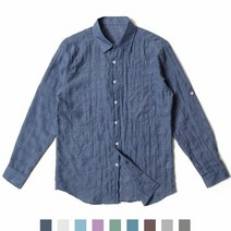 [KT알파쇼핑]린넨 라이크 포켓 롤업 셔츠 남방