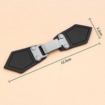 여성 패션 금속 가죽 버튼 코트 윈드 브레이커 스웨터 카디건 벨트 버클 후크 의류 장식 액세서리 리폼 수선, S9
