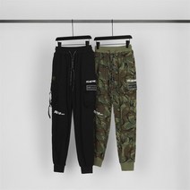 스트리트 캐주얼 백일 학과 AAPE 면 팬츠 후드 걸친 바지