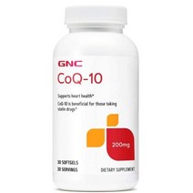 GNC CoQ-10 200mg 소프트젤, 30개입, 1개