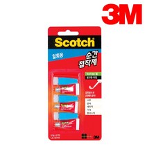 3M 강력 본드 순간 접착제 일회용 젤형 AD119, 3M 순간접착제 일회용 젤형 AD119