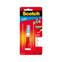3M 스카치 초강력 젤형 순간 접착제 2g AD122, 1개