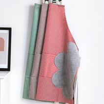 주머니방수앞치마 손닦는패드 옥스퍼드천 끈조절 소지품수납 손닦는 앞치마 카페 업소 가정용 작업용, 레드