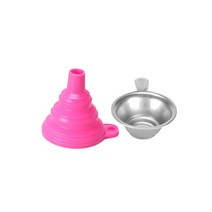 3D 프린터 부품 Anycubic photon sla 3d 프린터 액서리 용 고품질 금속 uv 수지 필터 컵 + 실리콘 깔때기, 01 빨간