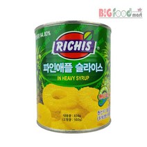 (주)동서 파인애플슬라이스원터치 캔, 836g, 1개
